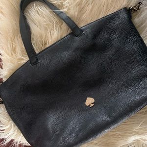 Kate Spade Leather Zip Crossbody Tote Purse Bag